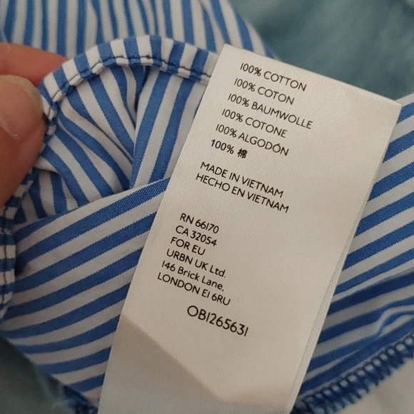 Free People Keegan High Low Denim Cotton Patchwork/Tunic Dress Size Small - Picture 13 of 13